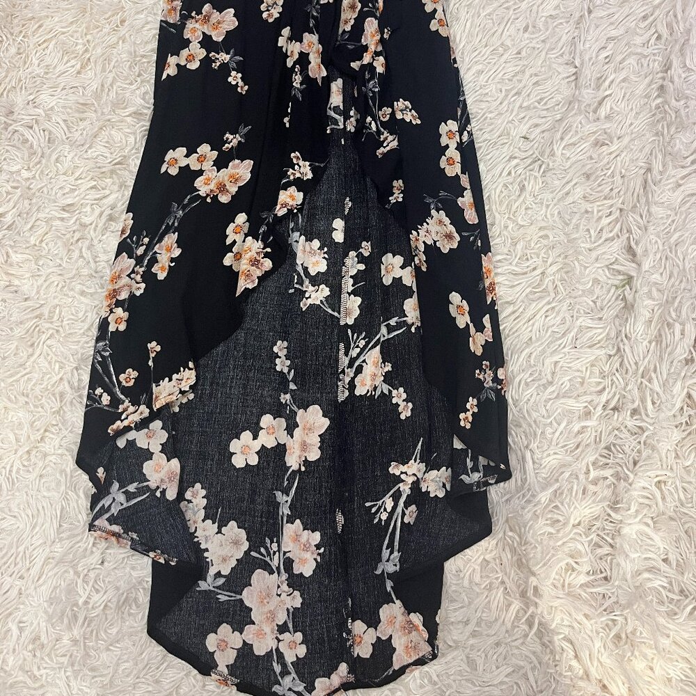 Long floral skirt